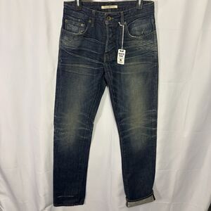 Norman Russell Selvedge Denim Straight Jeans 32x33 Handmade USA The Hammer Rare